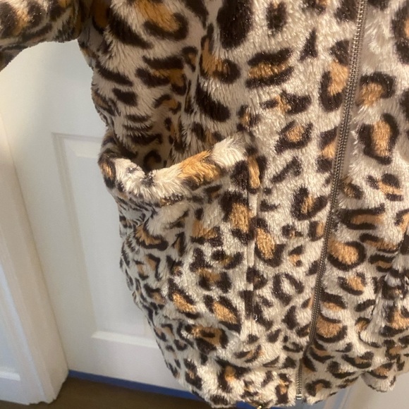 Entro Women’s Leopard Animal Print Jacket Coat Small/Medium - Picture 4 of 12